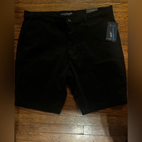 Black Men's U. S. POLO ASSN. Hartford Short 10' inseam, NWT - Picture 1 of 7